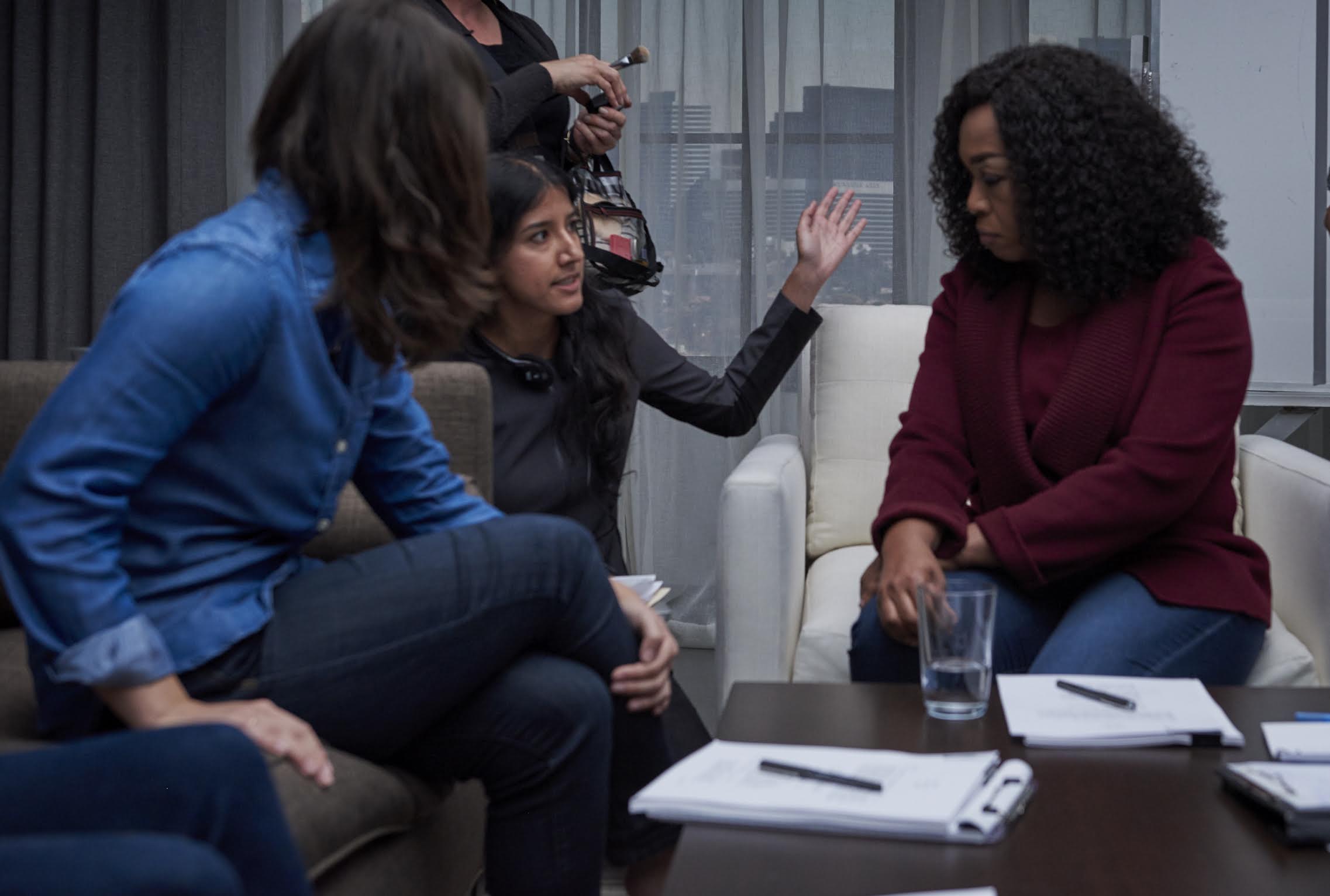 Jasmeet Sidhu directing Shonda Rhimes
